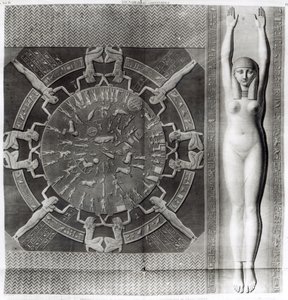 Dendera Zodiac, gravert i 1802